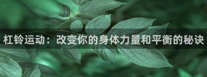 betway西汉姆：杠铃运动：改变你的身体力量和平衡的秘诀